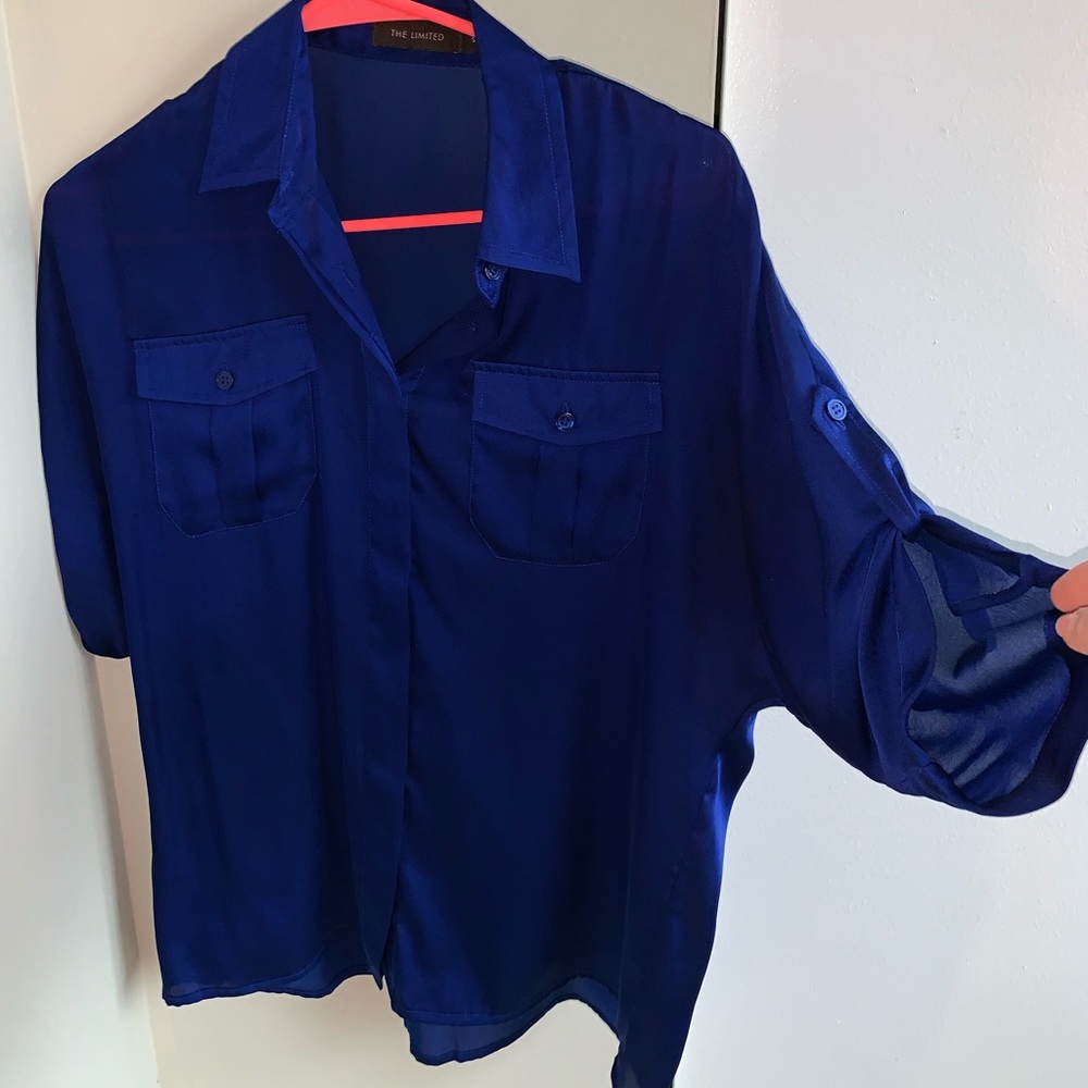 Blue/purple loose top
